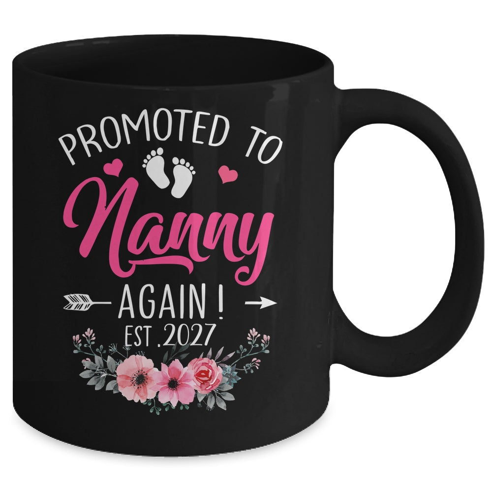 Promoted To Nanny Again Est 2027 Mothers Day Mug | siriusteestore