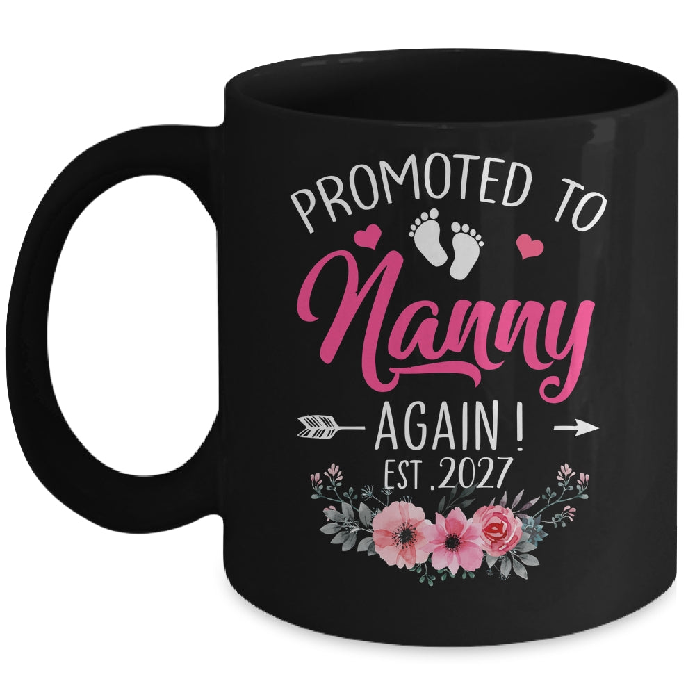 Promoted To Nanny Again Est 2027 Mothers Day Mug | siriusteestore