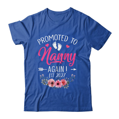 Promoted To Nanny Again Est 2027 Mothers Day Shirt & Tank Top | siriusteestore