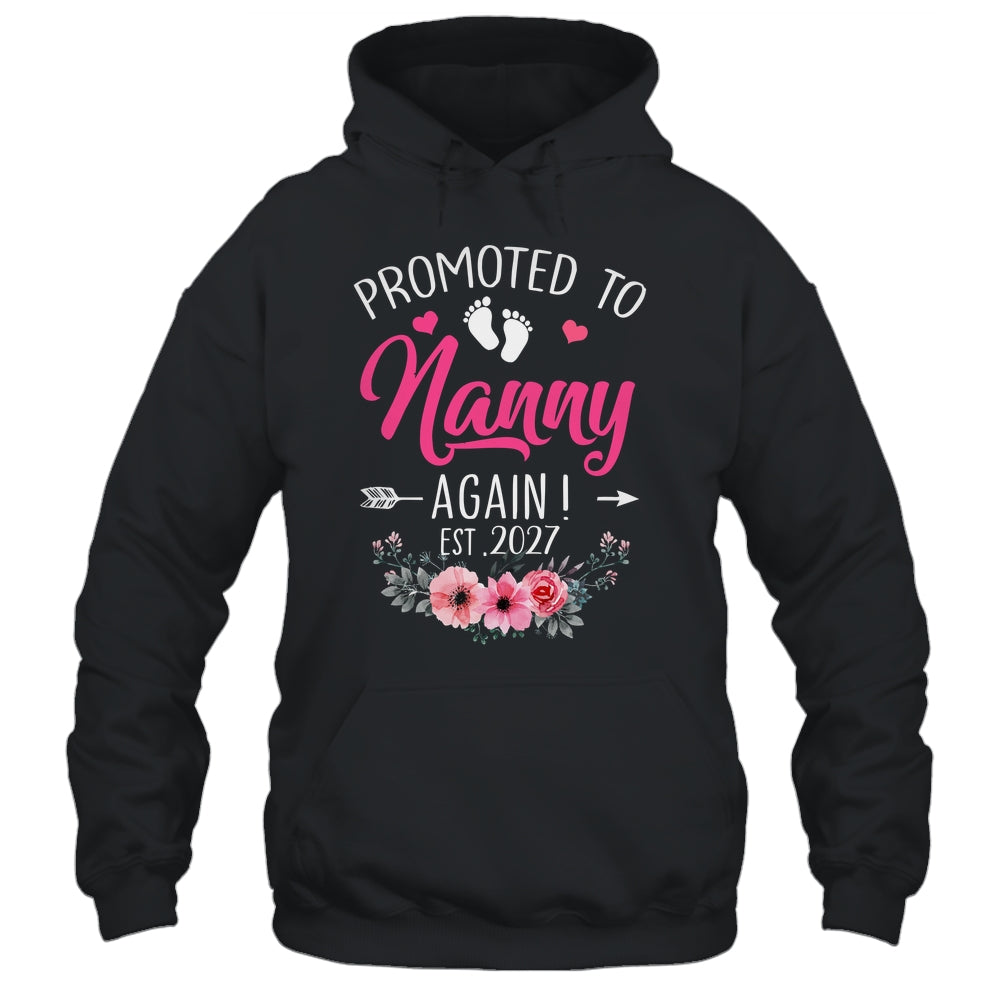 Promoted To Nanny Again Est 2027 Mothers Day Shirt & Tank Top | siriusteestore