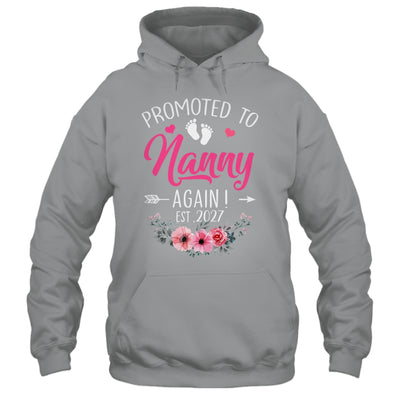 Promoted To Nanny Again Est 2027 Mothers Day Shirt & Tank Top | siriusteestore