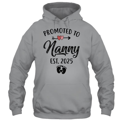 Promoted To Nanny Est 2025 First Time Mothers Day Shirt & Tank Top | siriusteestore