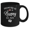 Promoted To Nanny Est 2025 Funny First Time Mothers Day Mug | siriusteestore