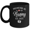Promoted To Nanny Est 2025 Funny First Time Mothers Day Mug | siriusteestore