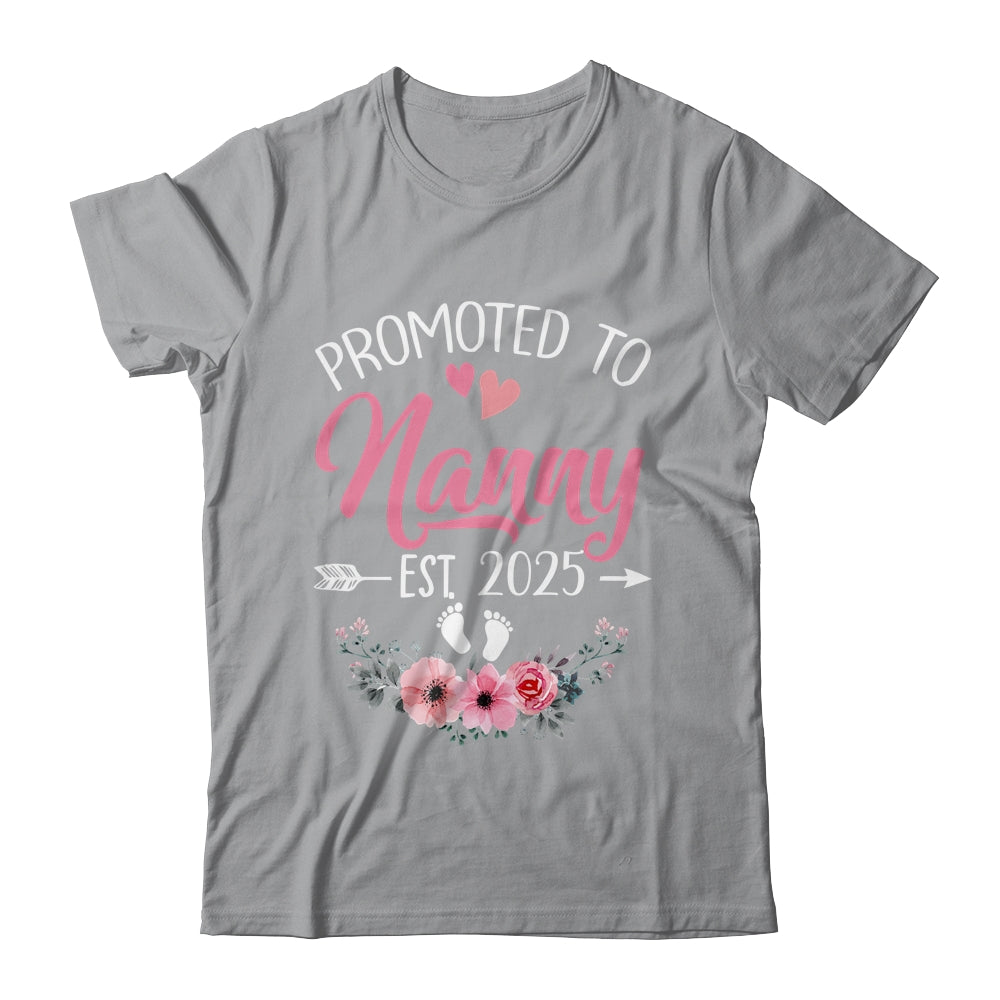 Promoted To Nanny Est 2025 Mothers Day First Time Shirt & Tank Top | siriusteestore