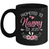 Promoted To Nanny Est 2025 Mothers Day First Time Mug | siriusteestore