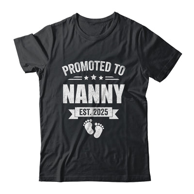 Promoted To Nanny Est 2025 Mothers Day First Time New Nanny Shirt & Tank Top | siriusteestore