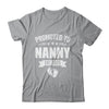 Promoted To Nanny Est 2025 Mothers Day First Time New Nanny Shirt & Tank Top | siriusteestore