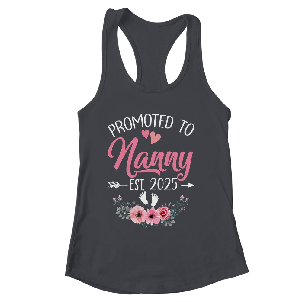 Promoted To Nanny Est 2025 Mothers Day First Time Shirt & Tank Top | siriusteestore