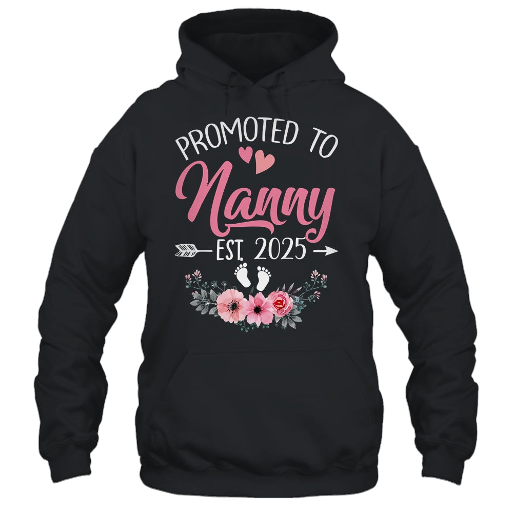 Promoted To Nanny Est 2025 Mothers Day First Time Shirt & Tank Top | siriusteestore