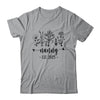 Promoted To Nanny Est 2025 Pregnancy Announcement Flower Shirt & Tank Top | siriusteestore