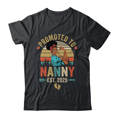 Promoted To Nanny Est 2025 Vintage First Time Nanny Shirt & Tank Top | siriusteestore