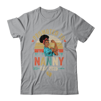 Promoted To Nanny Est 2025 Vintage First Time Nanny Shirt & Tank Top | siriusteestore