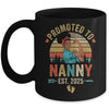 Promoted To Nanny Est 2025 Vintage First Time Nanny Mug | siriusteestore