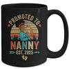 Promoted To Nanny Est 2025 Vintage First Time Nanny Mug | siriusteestore