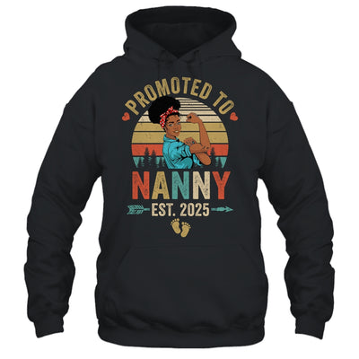 Promoted To Nanny Est 2025 Vintage First Time Nanny Shirt & Tank Top | siriusteestore