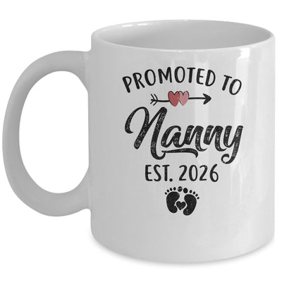 Promoted To Nanny Est 2026 First Time Mothers Day Mug | siriusteestore