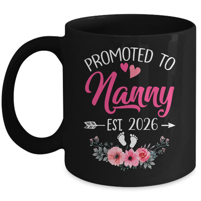 Promoted To Nanny Est 2026 Mothers Day First Time Mug | siriusteestore