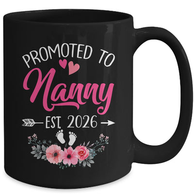 Promoted To Nanny Est 2026 Mothers Day First Time Mug | siriusteestore