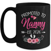 Promoted To Nanny Est 2026 Mothers Day First Time Mug | siriusteestore