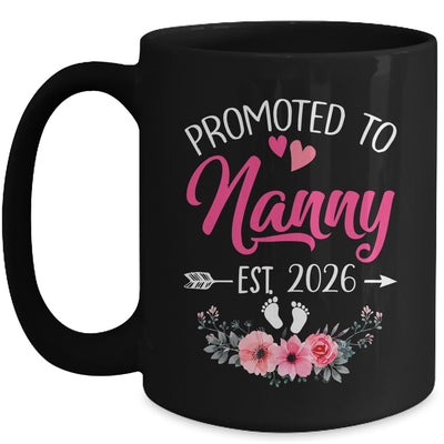 Promoted To Nanny Est 2026 Mothers Day First Time Mug | siriusteestore
