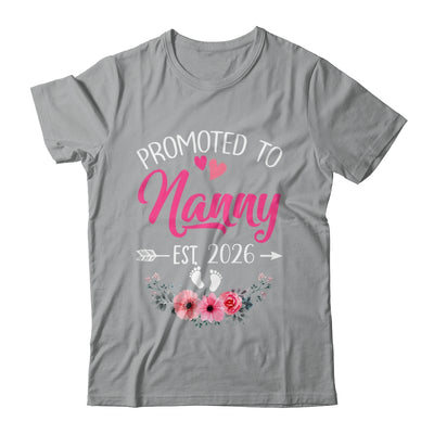 Promoted To Nanny Est 2026 Mothers Day First Time Shirt & Tank Top | siriusteestore