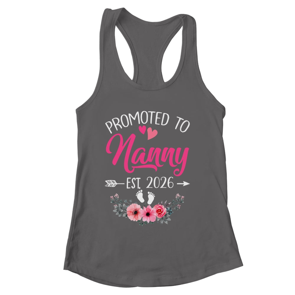 Promoted To Nanny Est 2026 Mothers Day First Time Shirt & Tank Top | siriusteestore