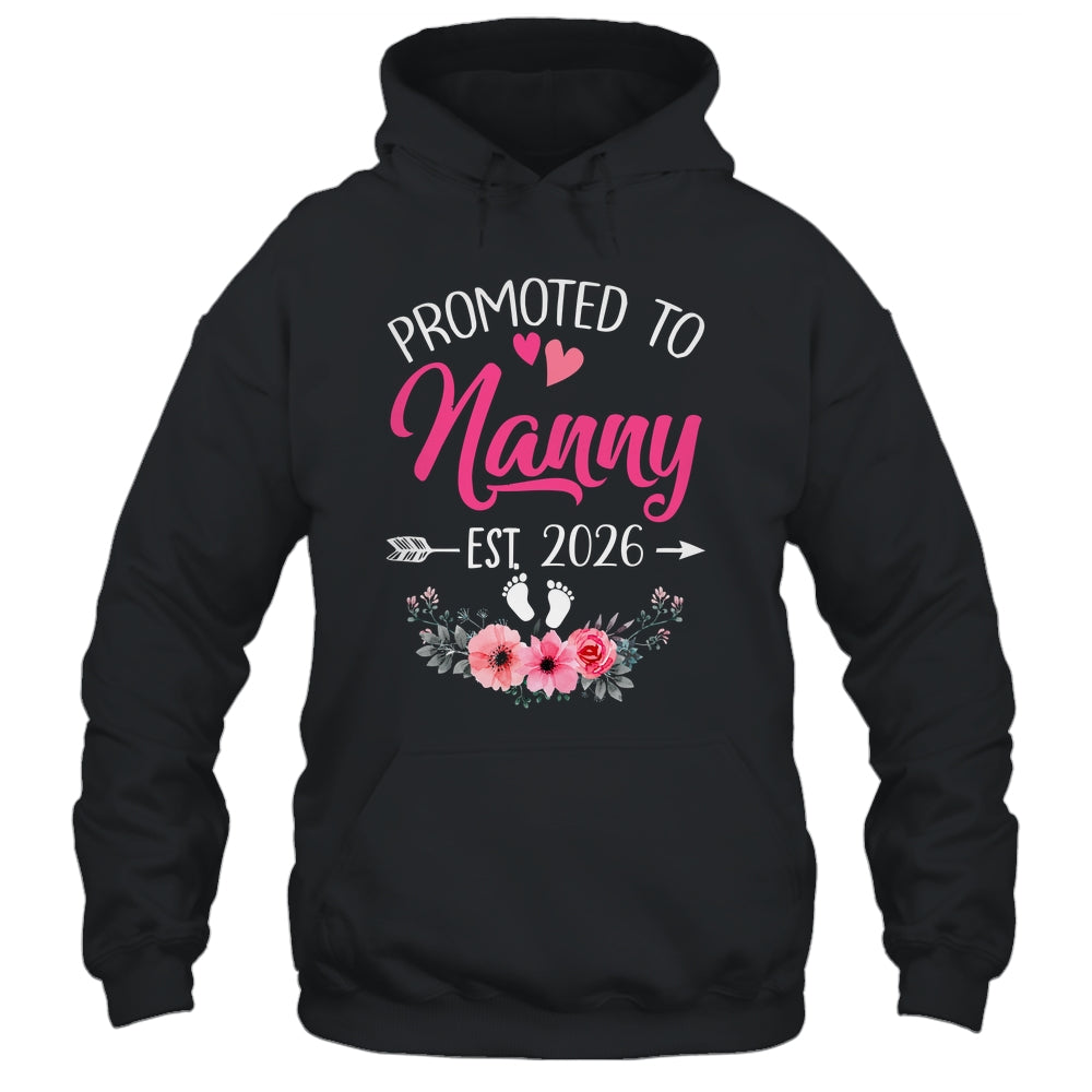 Promoted To Nanny Est 2026 Mothers Day First Time Shirt & Tank Top | siriusteestore