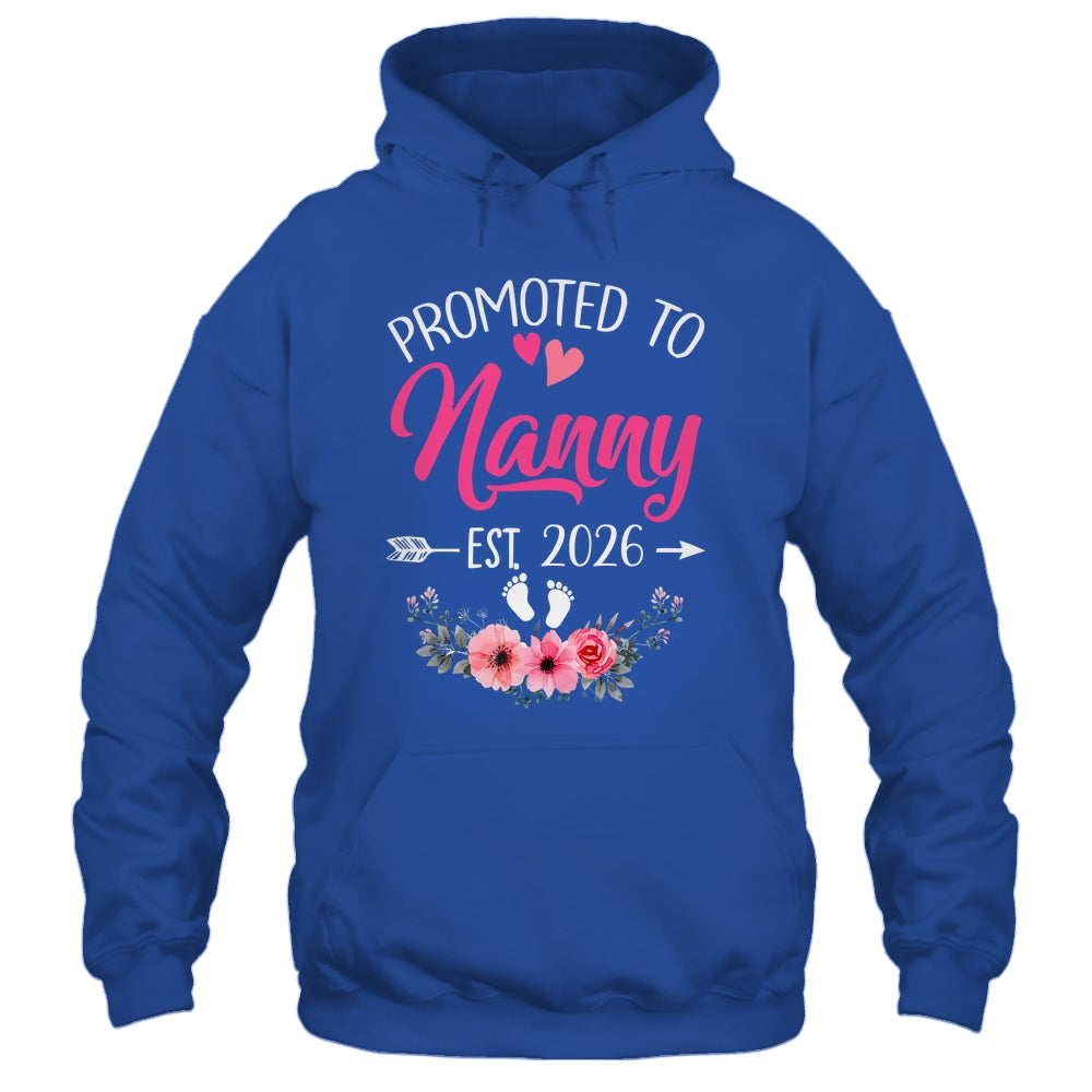Promoted To Nanny Est 2026 Mothers Day First Time Shirt & Tank Top | siriusteestore