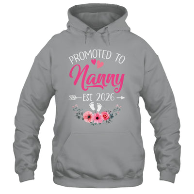 Promoted To Nanny Est 2026 Mothers Day First Time Shirt & Tank Top | siriusteestore