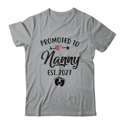Promoted To Nanny Est 2027 First Time Mothers Day Shirt & Hoodie | siriusteestore