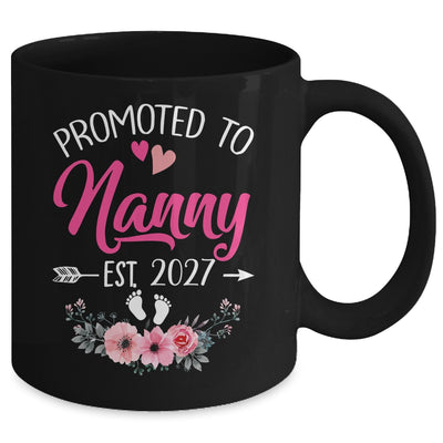 Promoted To Nanny Est 2027 Mothers Day First Time Mug | siriusteestore
