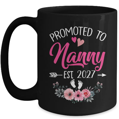 Promoted To Nanny Est 2027 Mothers Day First Time Mug | siriusteestore