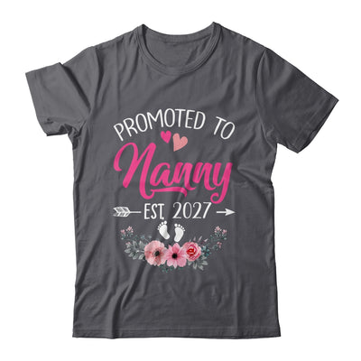 Promoted To Nanny Est 2027 Mothers Day First Time Shirt & Tank Top | siriusteestore