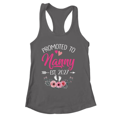 Promoted To Nanny Est 2027 Mothers Day First Time Shirt & Tank Top | siriusteestore
