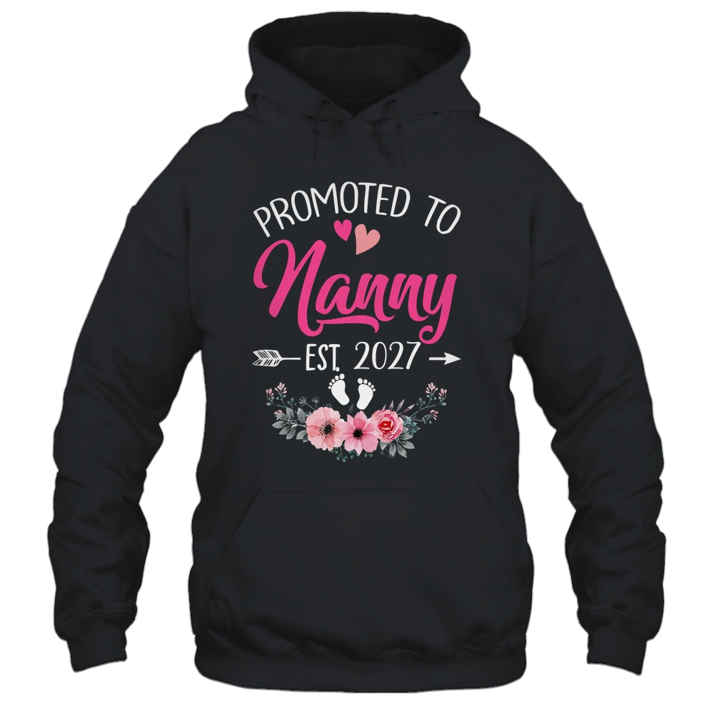 Promoted To Nanny Est 2027 Mothers Day First Time Shirt & Tank Top | siriusteestore