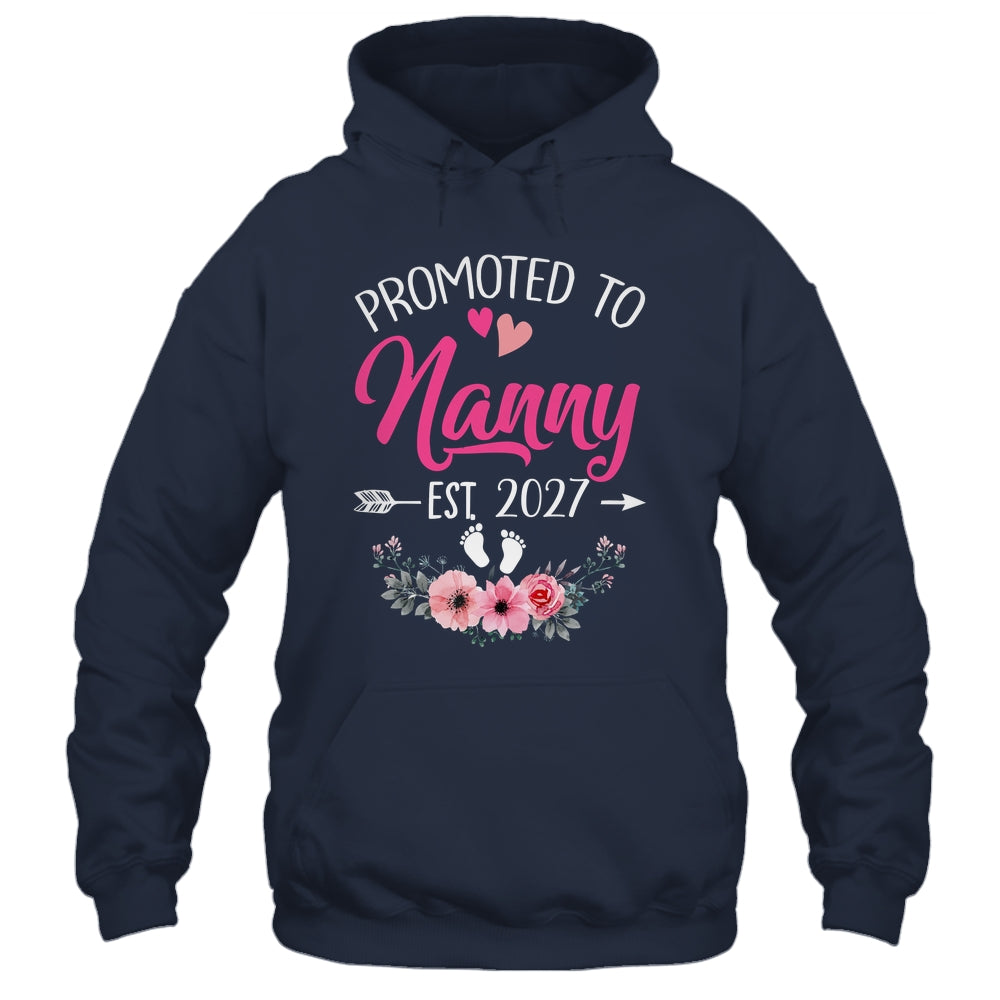 Promoted To Nanny Est 2027 Mothers Day First Time Shirt & Tank Top | siriusteestore