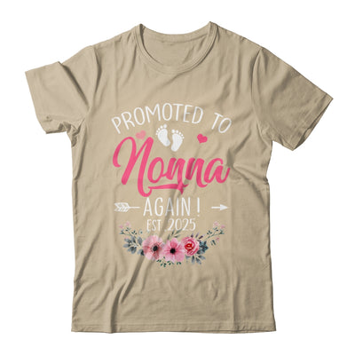 Promoted To Nonna Again Est 2025 Mothers Day Shirt & Tank Top | siriusteestore