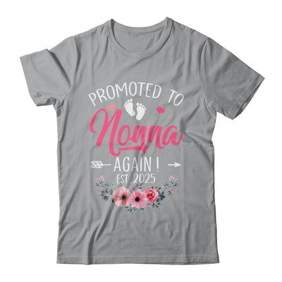 Promoted To Nonna Again Est 2025 Mothers Day Shirt & Tank Top | siriusteestore
