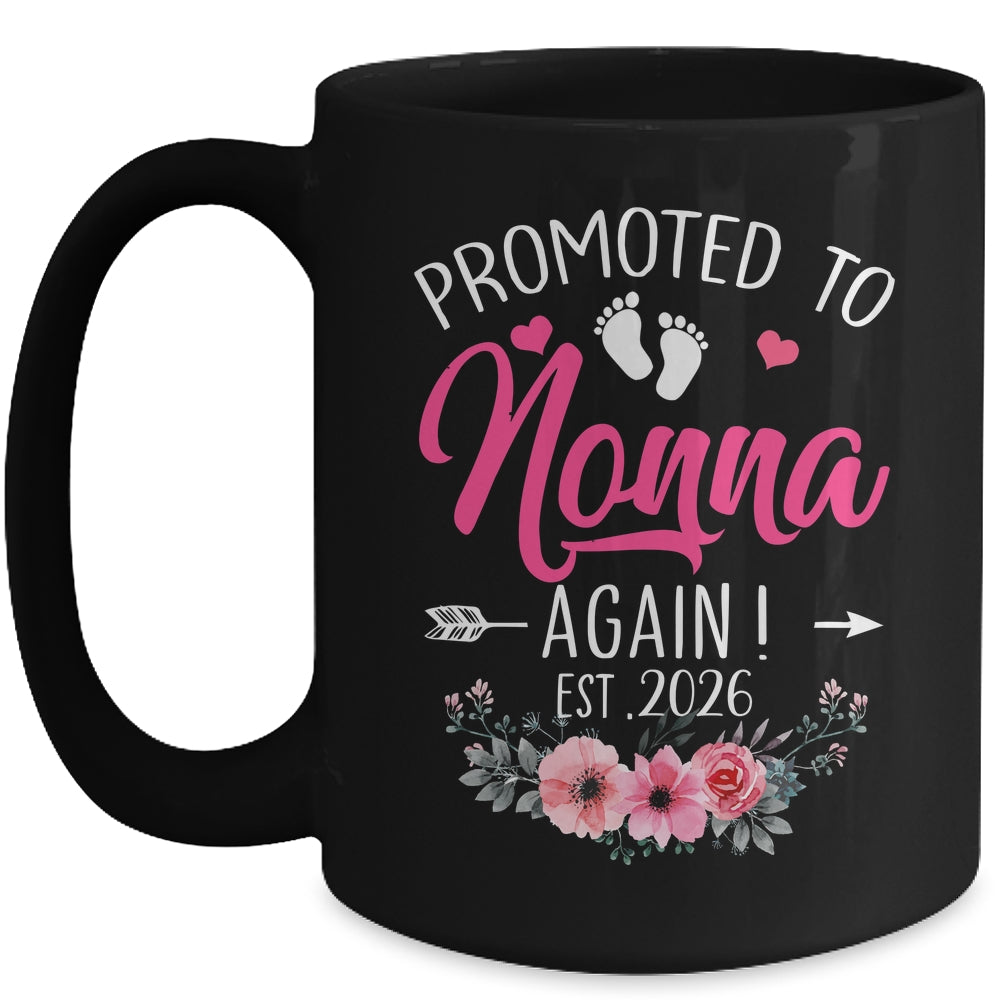Promoted To Nonna Again Est 2026 Mothers Day Mug | siriusteestore