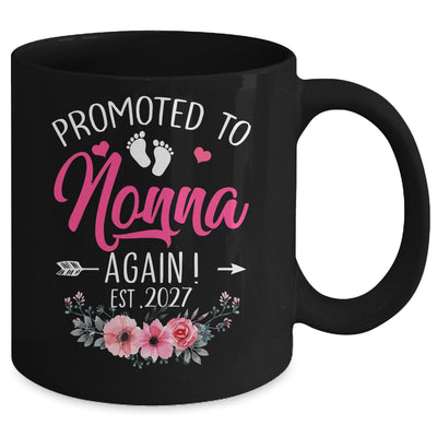 Promoted To Nonna Again Est 2027 Mothers Day Mug | siriusteestore