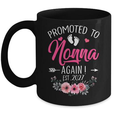 Promoted To Nonna Again Est 2027 Mothers Day Mug | siriusteestore