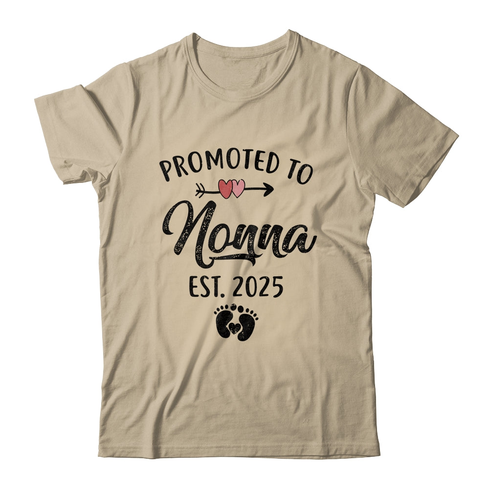 Promoted To Nonna Est 2025 First Time Mothers Day Shirt & Tank Top | siriusteestore