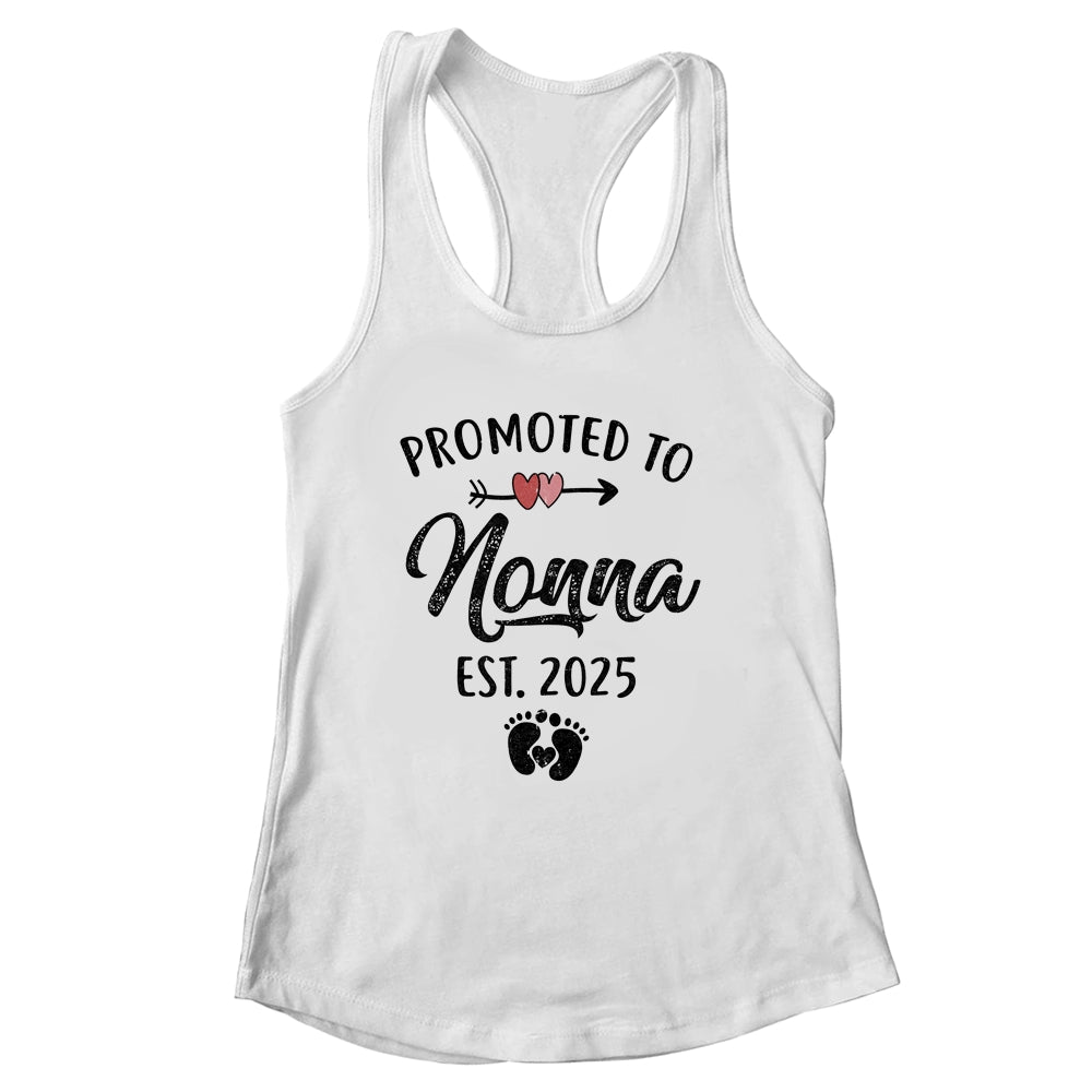 Promoted To Nonna Est 2025 First Time Mothers Day Shirt & Tank Top | siriusteestore