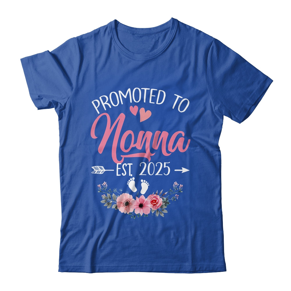 Promoted To Nonna Est 2025 Mothers Day First Time Shirt & Tank Top | siriusteestore