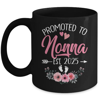 Promoted To Nonna Est 2025 Mothers Day First Time Mug | siriusteestore