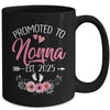Promoted To Nonna Est 2025 Mothers Day First Time Mug | siriusteestore