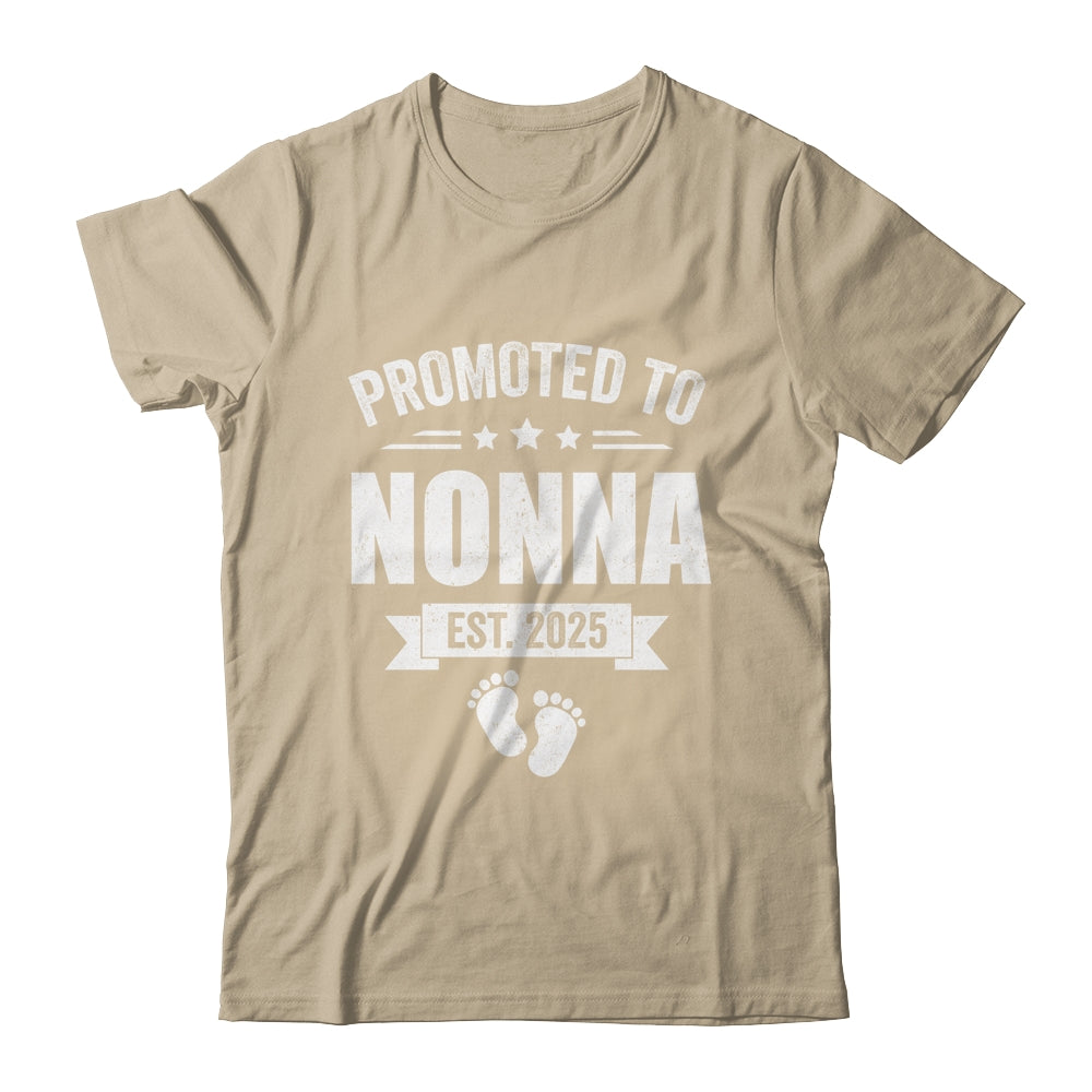 Promoted To Nonna Est 2025 Mothers Day First Time New Nonna Shirt & Tank Top | siriusteestore