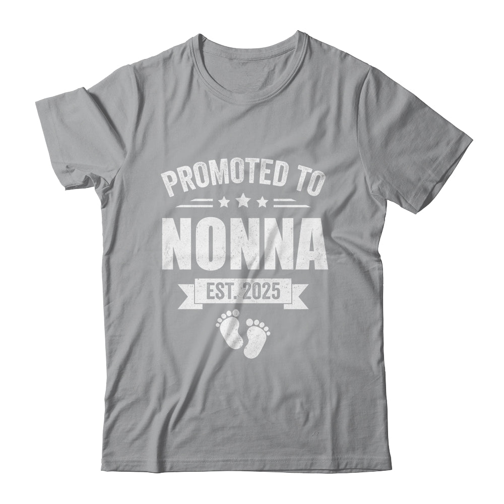 Promoted To Nonna Est 2025 Mothers Day First Time New Nonna Shirt & Tank Top | siriusteestore