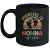 Promoted To Nonna Est 2025 Mothers Day Vintage Mug | siriusteestore